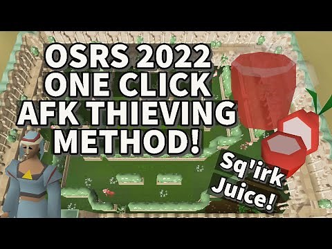 OSRS AFK Thieving Guide Using Sorceress's Garden | 140k XP/HR !! (2022)