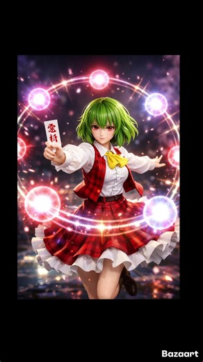 風見幽香で霊符「夢想封印」 #東方project ＃風見幽香 ＃花映塚