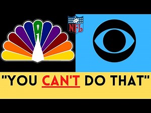The CRAZY NFL BROADCASTING CONTROVERSY Between NBC and CBS (1983)