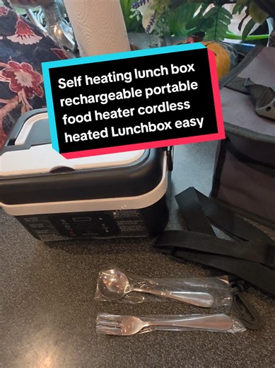 Self heating lunch box rechargeable portable food heater cordless heated Lunchbox easy and convenient for meal prep Thermal lunch box office travel car picnic outdoor use #TikTokMadeMeBuyIt #WhatsForYou #foryourpage #spotlight #Lunchbox @NAIL PRO MALL