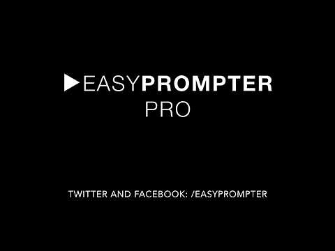 EasyPrompter Pro Version 3 Overview