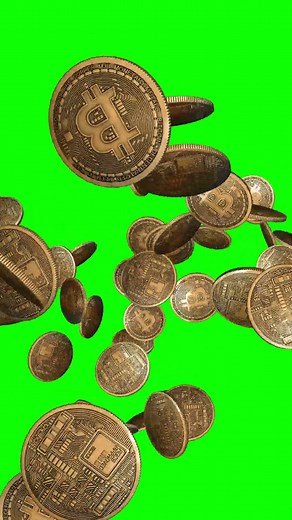 Bitcoin Crypto Explosion - Green Screen Effect #cryptocoins #cryptoanimation #cryptomarketing #vfx