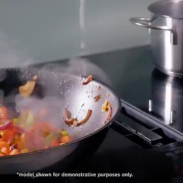 Not only are venting hobs great for keeping odours and steam at bay, they are also so quick and easy to clean, even down to the filter. Get a little too enthusiastic flipping your wok? Simply lift the filter out and remove any food with ease. When needed, you can clean the filter thoroughly by placing it in your dishwasher. | Bosch Home | Facebook