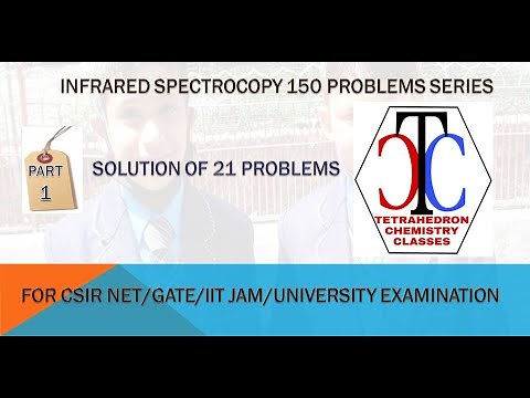 PART 1: INFRARED SPECTROCOPY PROBLEM SERIES