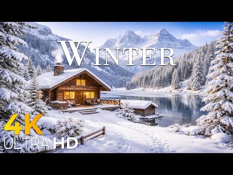 Winter Wonderland 4K ❄️ Silent Snowfall, Frozen Forests & Deep Winter Calm UHD