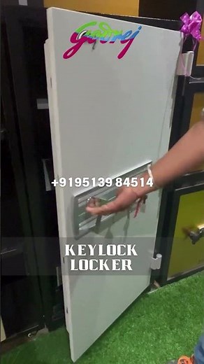 Godrej Centiguard Key Lock 169L Fire Resistance Safe Lockers #godrejlocker #fireresistantlocker