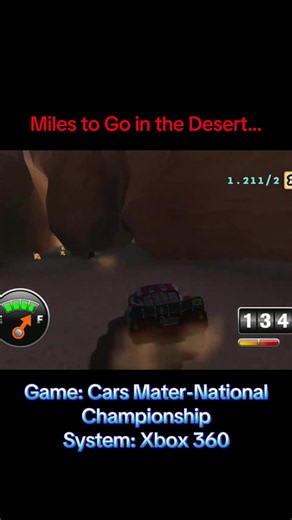 Miles to Go in the Desert – Lightning McQueen Cars Mater-National Xbox 360
