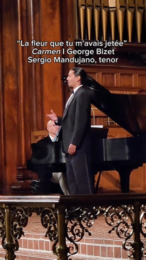 17K views · 330 reactions | With tenderness and strength, Sergio Mandujano sings “La fleur que tu m’avais jetée,” Bizet’s timeless aria of love and longing from Carmen. A breathtaking debut from this rising tenor.   Sergio Mandujano, tenor  First-year Resident Artist #academyofvocalarts #tenor #tenors #tenorsinger #tenorvoice #tenorvocalist #operasinger #operasingers #operasingerlife #opera #operafan #operalife #operalovers #carmen #bizet | Academy of Vocal Arts | Facebook