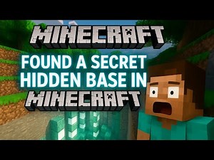 Found a Secret Hidden Base in Minecraft 😱✨"
