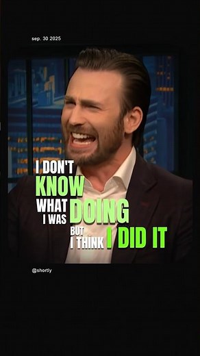 😂 Chris Evans Told His Mom This! #shorts