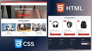 CSS - 响应式电商网站，So Easy！💯 只需 HTML 和 CSS！😎