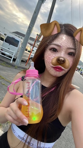 広島県本郷夏祭りで楽しむ哺乳瓶ドリンク