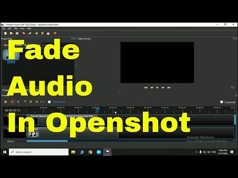 How To Fade Audio In Openshot | Openshot Fade Out Audio | Fade Audio Openshot