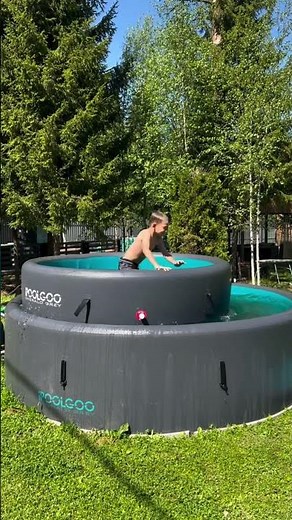 Summer vibes and Vacation Pool fun IPOOLGO Portable swimming Pool 🏊