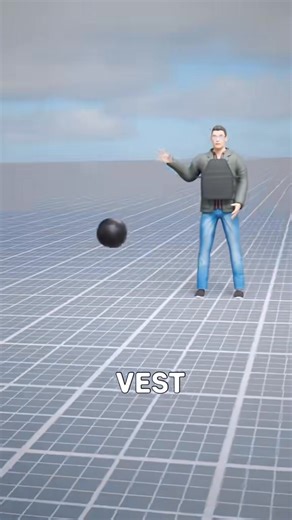 Can 3,000 Bulletproof Vests Stop a Cannonball? #foryoupage #fyp #edit #viral #foryou #explore #AnimationExplained #3dstories #3d #storytelling | Studiodebo