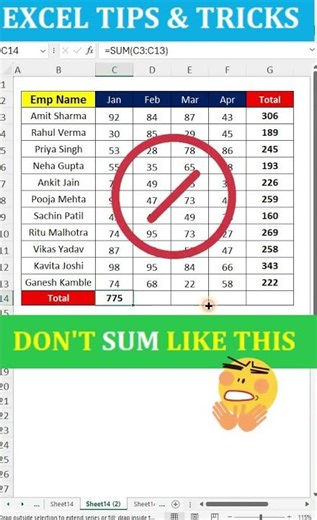 Excel Ka Ye Trick Aapka 1 Hour Bachayega ⏱️ #excel #excelformulas #excelshorts