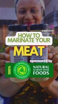How to marinate your meat with natural spices 😋 #naturalspices #healthycookingchannel