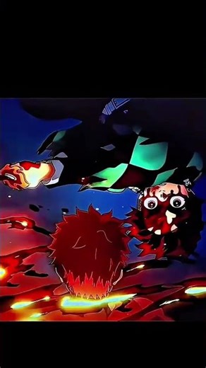 Tanjiro Akaza's head was cut off