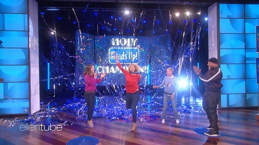 Today we celebrated Heads Up being played over a billion times. Crazy. ellen.tv/HeadsUp | Ellen DeGeneres