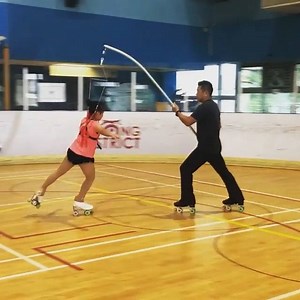 7.6K views · 235 reactions | Well that’s certainly one way to learn  Who wants to try tricks with a little harness help from a friend? #planetrollerskate #Repost @alex_artistic_skating ・・・ Harness Training | Planet Roller Skate | Facebook