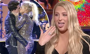 'The liquor got to me... never again!' Meghan Trainor reveals she shared a secret kiss with Charlie Puth BEFORE their on-stage snog at 2015 AMAs