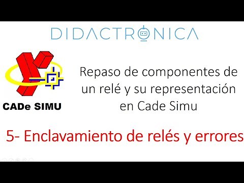 5 Enclavamiento de relés y ejemplo en Cade Simu