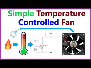 How to make Temperature Controlled Fan using Mosfet | DIY Automatic Speed Adjustable Fan