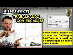 Datalogger FuelTech - Trabalhando com escalas! Facilite a comparação e análise de dados!