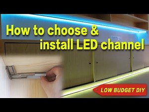 How to choose & install LED channel - Muzata U1SW installation Guide