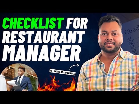 Role Of Manager In A Restaurant I Roles And Responsibilities Of Restaurant Manager I Business