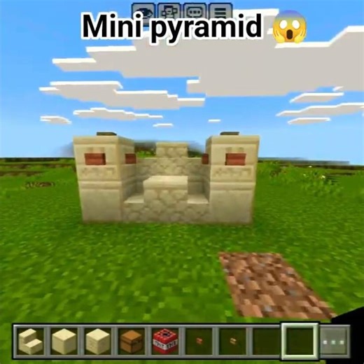Minecraft Mini Pyramid 😱 #shorts #viral