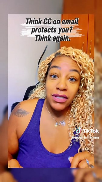 🚨 Think CC protects you? It doesn’t. After 30 years in executive HR, I can tell you: courtesy copy is how managers know you’re building a case — and that’s when retaliation begins. ⚡ The smarter move: keep your record without showing your hand. In 60 seconds, I’ll show you how. 📌 Got more questions like this? I’m going live tomorrow at 7 p.m. — bring your questions and I’ll give you the unfiltered HR truth. #fyp #hrarmor #CorporateLife #jobtips #careeradvice