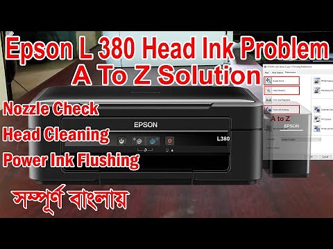 epson L380 Head Ink Problem | A To Z Solution | epson L380 Head Problem Solution 100%