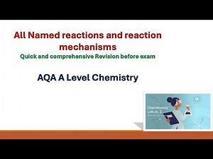 All reaction mechanisms organic chemistry AQA A level Chemistry