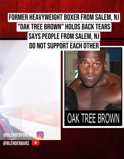 Blender Bars | OG and former boxer "Oak Tree" from Salem, NJ rants on live saying that people in the city do not support each other. He say they rather... | Instagram