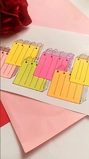 ✨ Cute Mini Sticky Notes Idea | Aesthetic Note-Taking Hack ✨#stickynotes #colorful #aesthetic