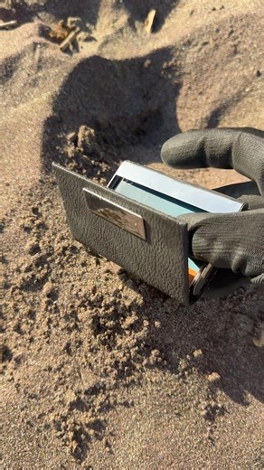 UNBELIEVABLE Beach Find! Metal Detector Digs Up Case Full of Bank Cards & Mystery Item #beachcleanup