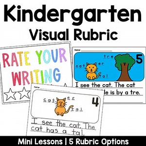 Kindergarten Visual Rubric | 5 Star Writing