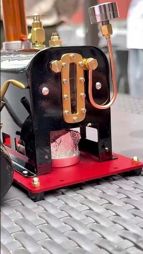 RW-BL1K Mini Reversible Reciprocating Live Steam Engine Kit with Boiler DIY Kit-EngineDIY #fyp