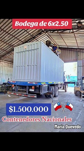 Venta de Bodega de 6x2.50. consulte al ☎️ 56 9 3095-5266 #container #modular #modulo #modulares #modulares #bodega