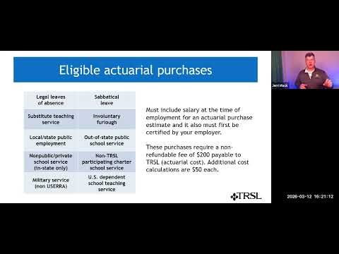 Purchases & Transfers of Service Credit