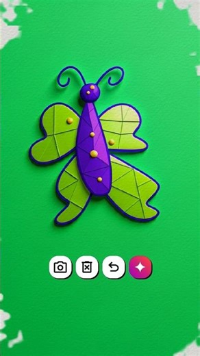 I MAKE BUTERFLY #subscribe #art #shorts #share #drawing #13million