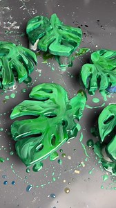 @createdbyjenni is using our 16" round silicone mold for this project: This one tested my patience. It was meant to be a simple straight forward clock like I’ve done many times. This one for some reason kept on testing me. I think my problem is I’m not happy until it’s 100% perfect but you cannot always get that with handmade items. #monstera #plant #clock #resin #handmade #etsy #wallclock #greenlover #monsteraclock | Crafted Elements