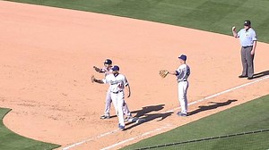Dodgers turn triple play