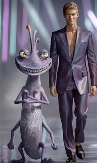 🎥 Monsters, Inc. in real life #monstersinc #cartoon #catwalk