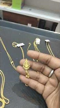 Simple Gold Pendant Chain 💛 | Daily Wear Elegant Look ✨