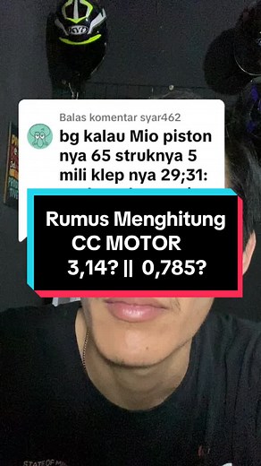 Cara Menghitung CC Motor Mio dengan Rumus Praktis