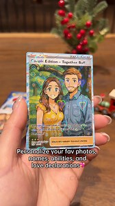 896 reactions · 12 shares | ❤️You’re not just a couple – you’re each other’s Supporter card.  Turn your favorite photo into an anime Trainer card that celebrates how you back each other up, no matter what. Custom art, custom ability text, your names and year. Best Christmas gift For Couples Who Always Have Each Other’s Back!✨  Tap “Create Yours” - 50%OFF now https://hicustore.co/collections/custom-card---christmas-edition | Hicustore.co | Facebook