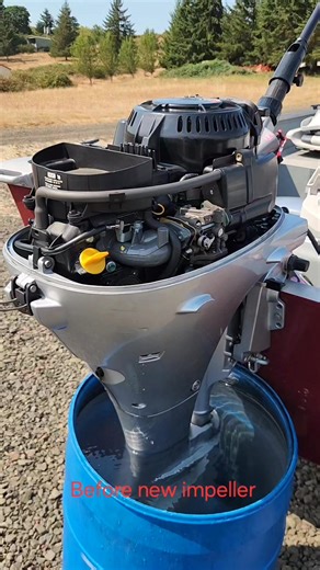 Honda BF20D. Before & after replacing the water pump impeller. Outboard Madness #outboardmadness #honda #4stroke | Outboard Madness