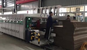 High-Speed Automatic Carton Box Printer Machine